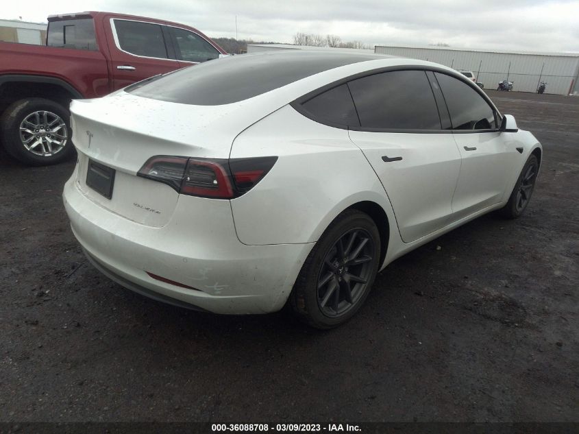 2022 TESLA MODEL 3 LONG RANGE VIN: 5YJ3E1EB1NF277649
