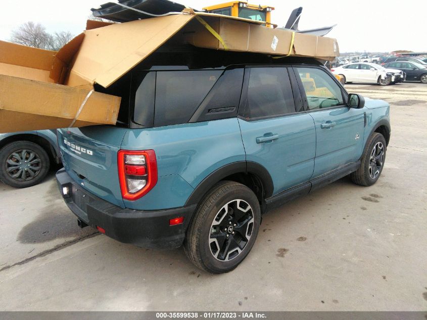 2021 FORD BRONCO SPORT OUTER BANKS VIN: 3FMCR9C60MRB01225