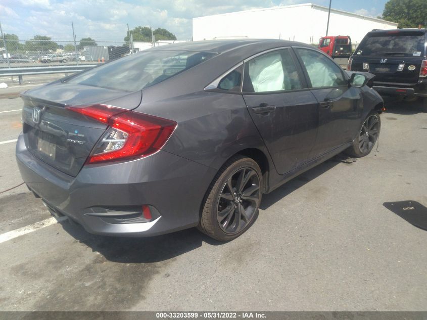 2021 HONDA CIVIC SEDAN SPORT VIN: 2HGFC2F8XMH523684