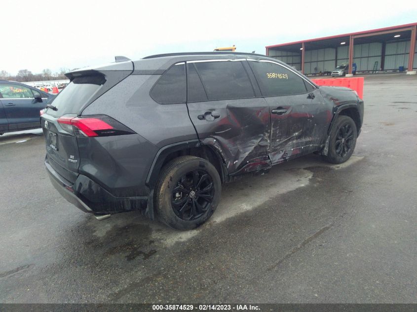 2022 TOYOTA RAV4 HYBRID SE VIN: 2T3T6RFV6NW036359