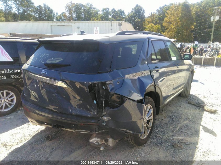 2021 FORD EXPLORER XLT VIN: 1FMSK7DH9MGC49692