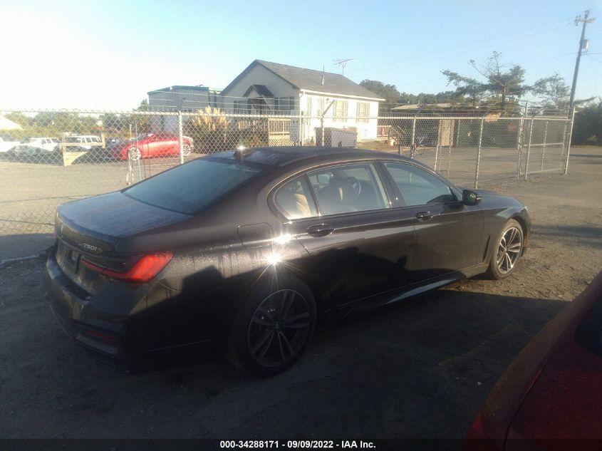 2022 BMW 7 SERIES 750I XDRIVE VIN: WBA7U2C08NCJ24529