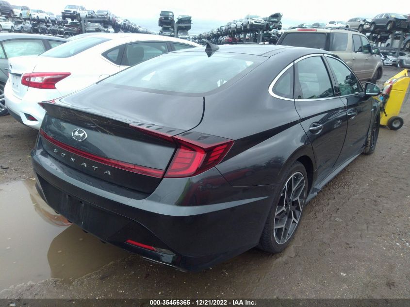 2021 HYUNDAI SONATA N LINE VIN: 5NPEK4JC8MH124607