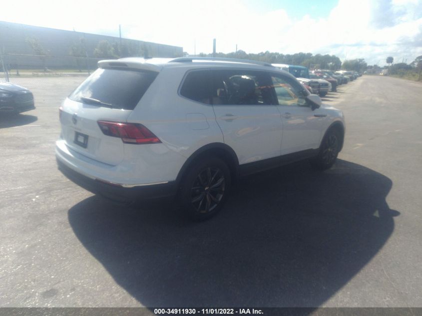 2022 VOLKSWAGEN TIGUAN SE VIN: 3VV3B7AX6NM122976