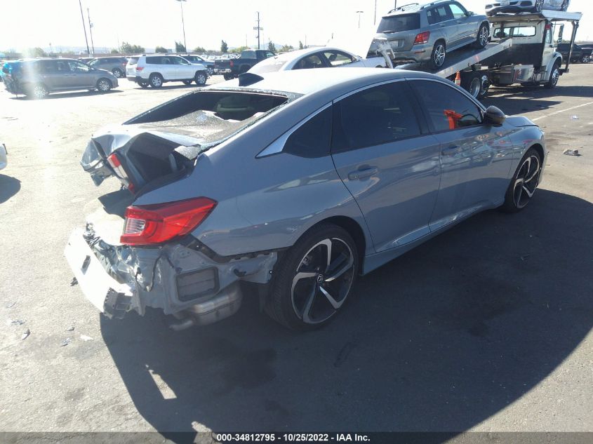 2021 HONDA ACCORD SEDAN SPORT VIN: 1HGCV2F3XMA023900