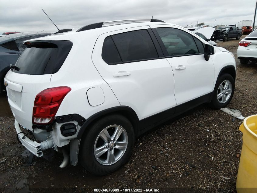 2021 CHEVROLET TRAX LT VIN: KL7CJLSB7MB333930