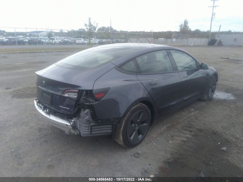 2022 TESLA MODEL 3 LONG RANGE VIN: 5YJ3E1EB8NF173059