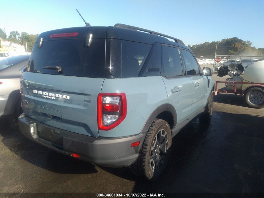 2021 FORD BRONCO SPORT OUTER BANKS VIN: 3FMCR9C69MRA14357
