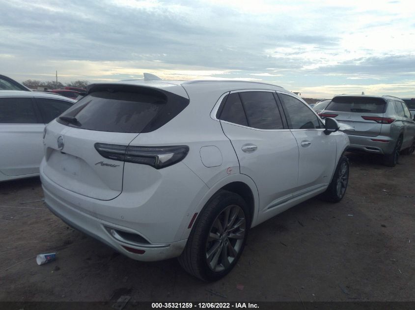 2022 BUICK ENVISION AVENIR VIN: LRBFZRR40ND121085