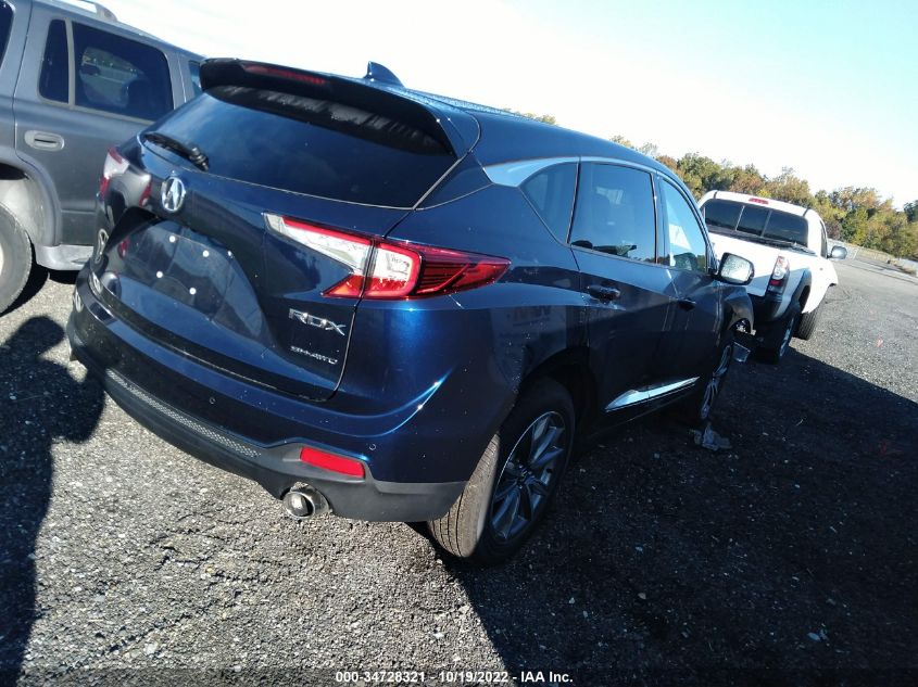 2021 ACURA RDX W/TECHNOLOGY PACKAGE VIN: 5J8TC2H54ML045562
