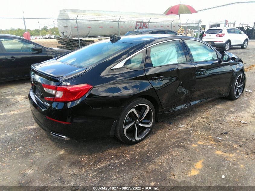 2021 HONDA ACCORD SEDAN SPORT SE VIN: 1HGCV1F46MA041216