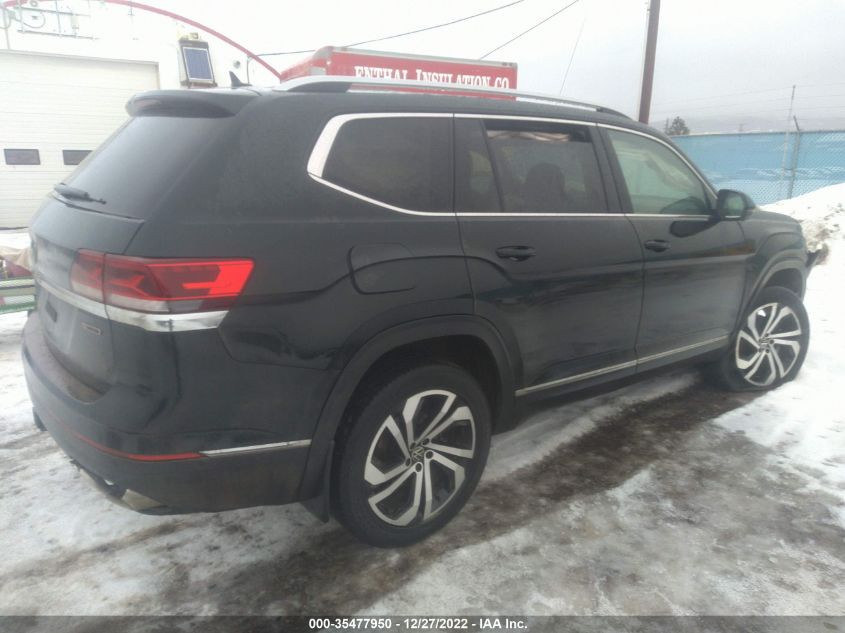 2021 VOLKSWAGEN ATLAS 3.6L V6 SEL PREMIUM VIN: 1V2TR2CA4MC593934