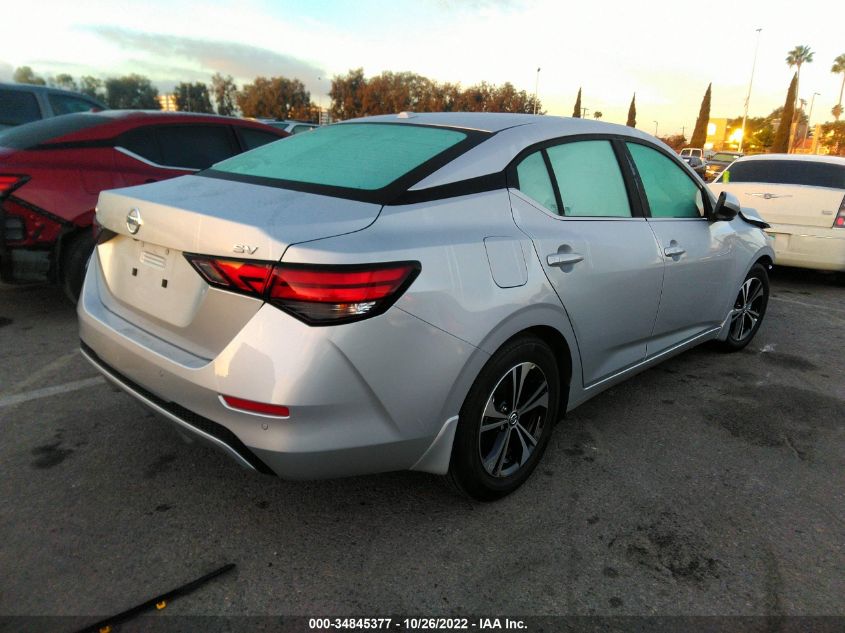 2022 NISSAN SENTRA SV VIN: 3N1AB8CV9NY295541