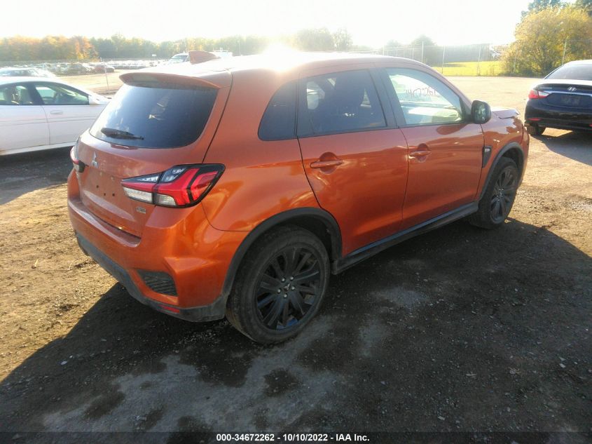 2021 MITSUBISHI OUTLANDER SPORT ES/LE/BE/S VIN: JA4APUAUXMU020323