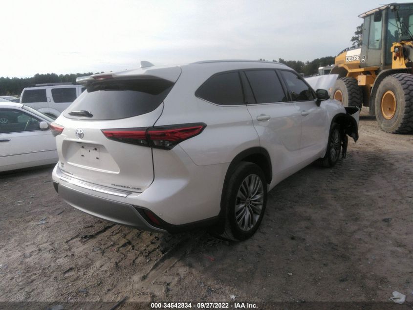 2020 TOYOTA HIGHLANDER PLATINUM VIN: 5TDFZRBH8LS047074