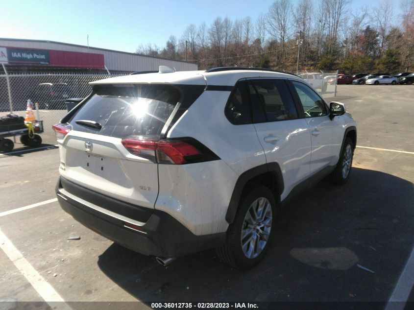 2022 TOYOTA RAV4 XLE PREMIUM VIN: 2T3C1RFV0NW199295