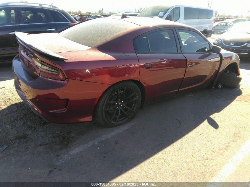 2022 DODGE CHARGER SCAT PACK VIN: 2C3CDXGJ0NH177745