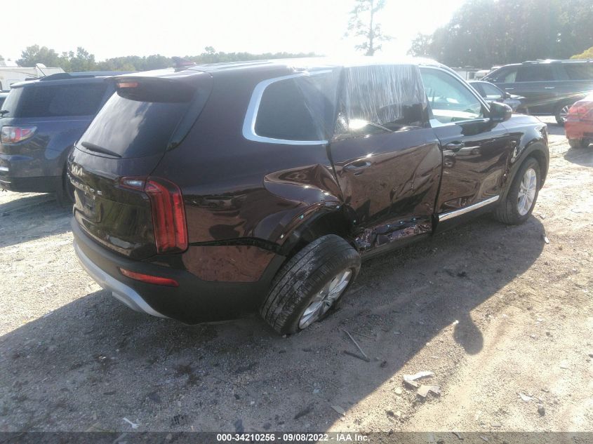 2022 KIA TELLURIDE LX VIN: 5XYP24HC3NG214156