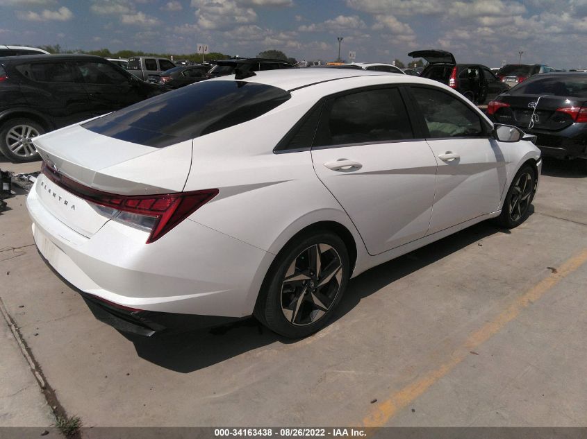 2022 HYUNDAI ELANTRA SEL VIN: 5NPLN4AG0NH060467