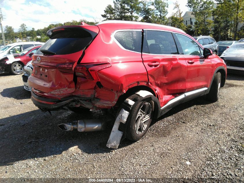 2022 HYUNDAI SANTA FE SEL VIN: 5NMS24AJXNH384779