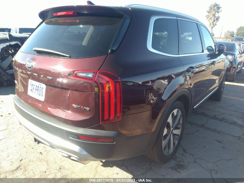 2021 KIA TELLURIDE EX VIN: 5XYP3DHC0MG160181
