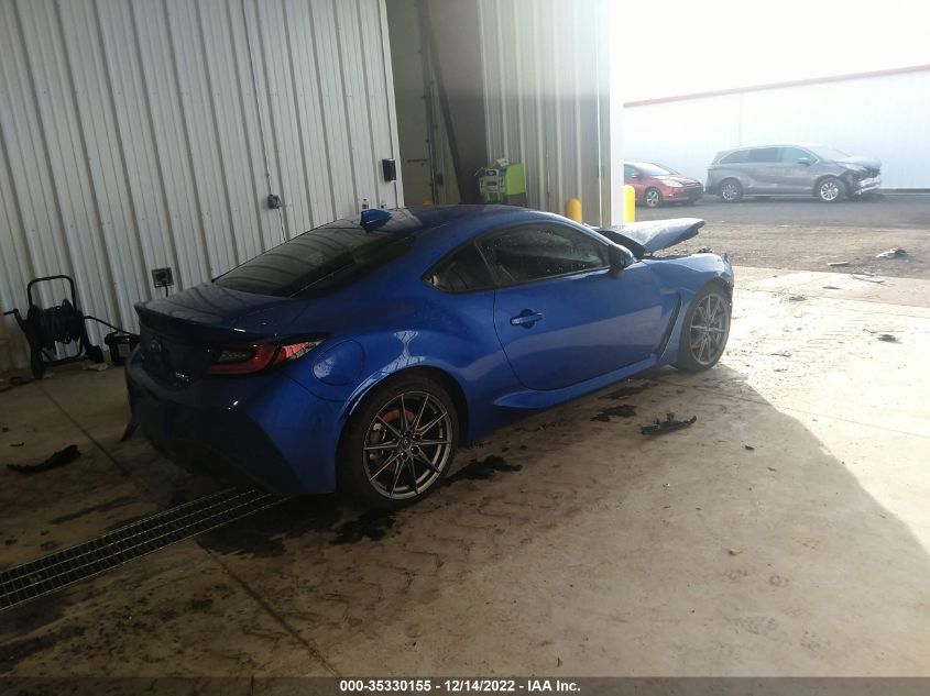 2022 SUBARU BRZ LIMITED VIN: JF1ZDBE17N9702897
