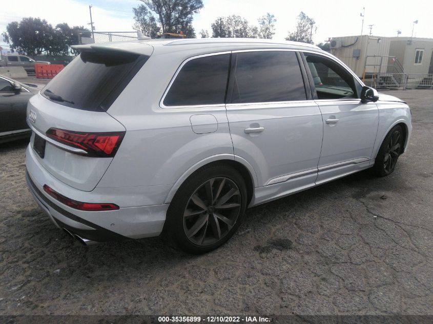 2022 AUDI SQ7 PREMIUM PLUS VIN: WA1AWBF76ND000596