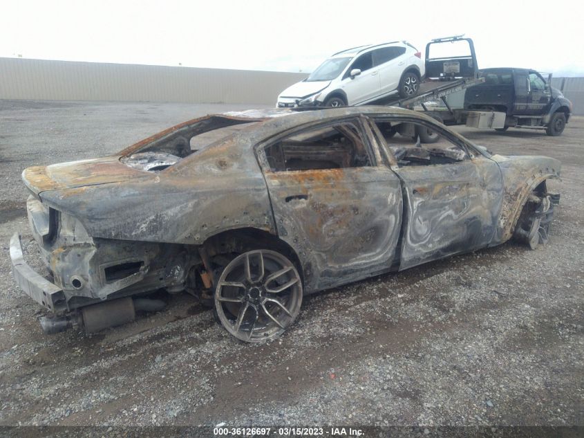 2022 DODGE CHARGER SRT HELLCAT WIDEBODY VIN: 2C3CDXL91NH140957