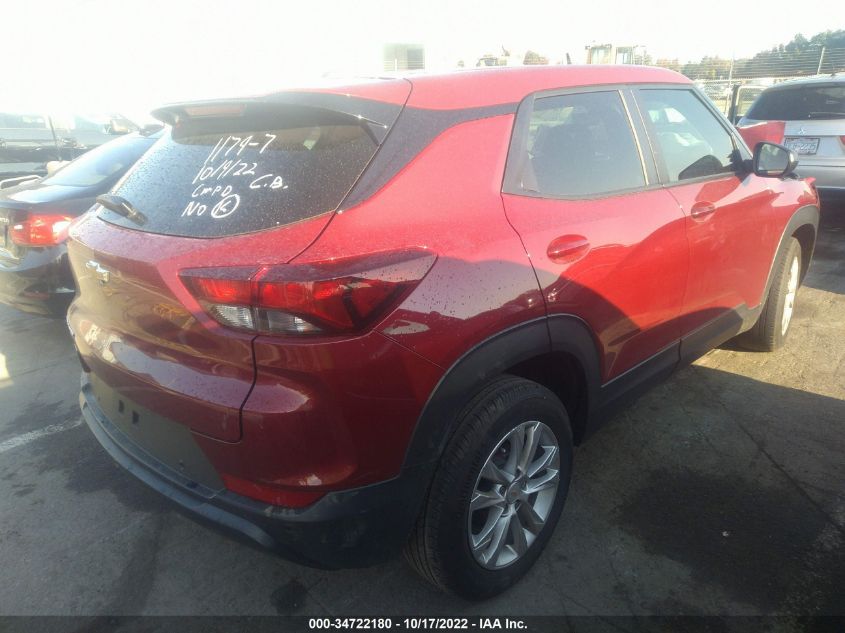 2021 CHEVROLET TRAILBLAZER LS VIN: KL79MMS25MB142773
