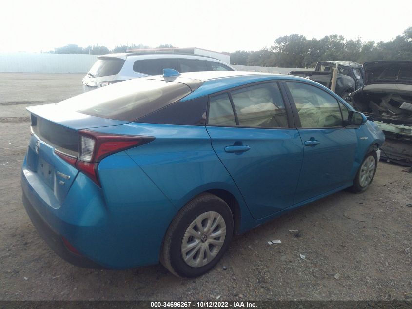 2022 TOYOTA PRIUS L VIN: JTDKAMFU7N3165539