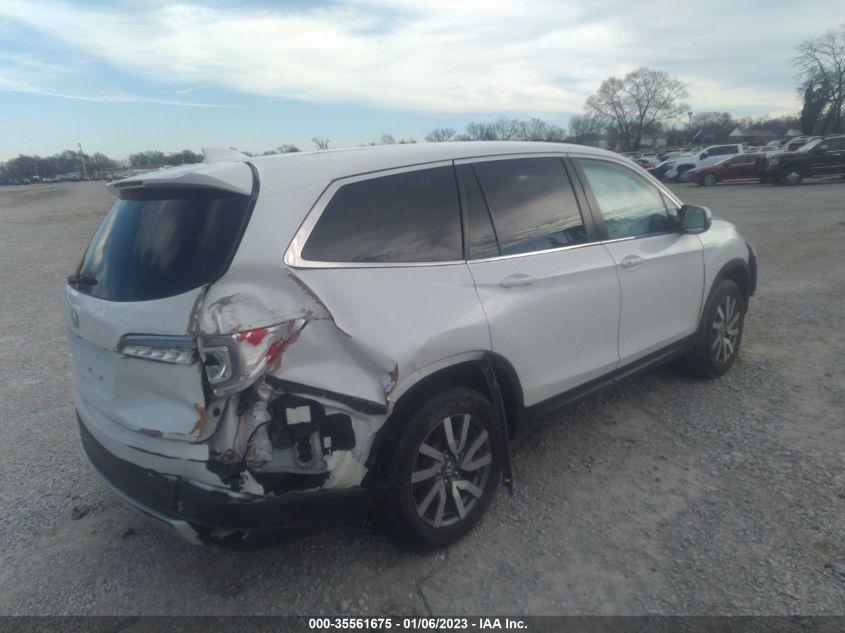 2021 HONDA PILOT EX VIN: 5FNYF5H3XMB025508