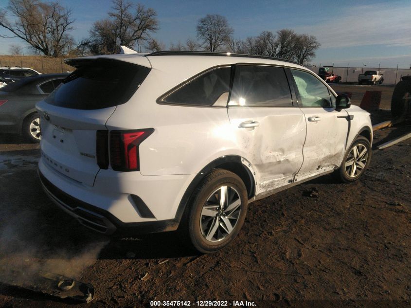 2021 KIA SORENTO EX VIN: 5XYRH4LFXMG026466