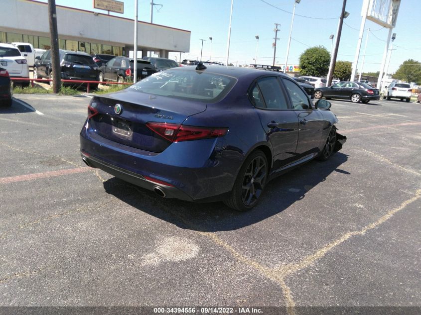 2021 ALFA ROMEO GIULIA TI VIN: ZARFAMBN5M7645303