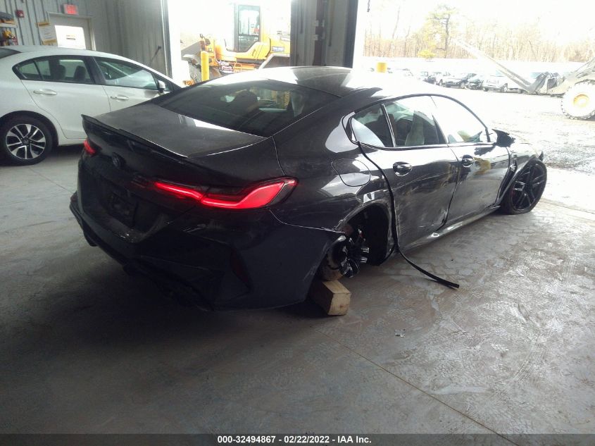 2022 BMW M8 COMPETITION VIN: WBSGV0C0XNCH11766