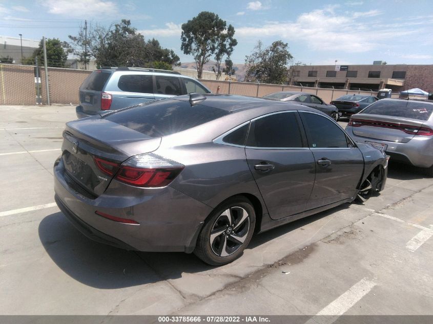 2022 HONDA INSIGHT EX VIN: 19XZE4F58NE003987