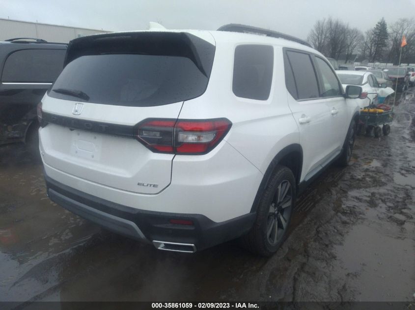 2023 HONDA PILOT ELITE VIN: 5FNYG1H8XPB004728
