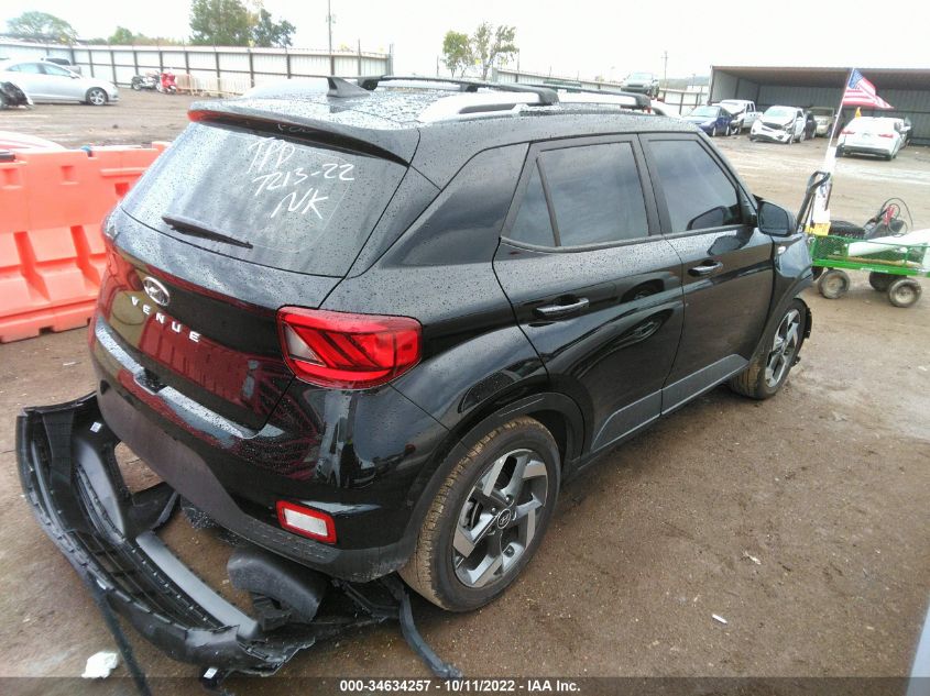 2022 HYUNDAI VENUE SEL VIN: KMHRC8A37NU193992