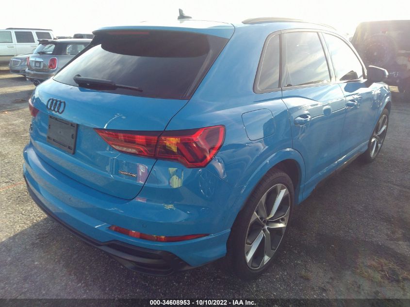 2021 AUDI Q3 S LINE PREMIUM PLUS VIN: WA1EECF37M1022176