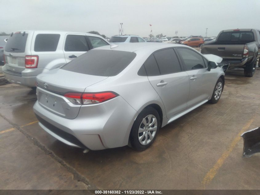2022 TOYOTA COROLLA LE VIN: JTDEPMAE1N3000890