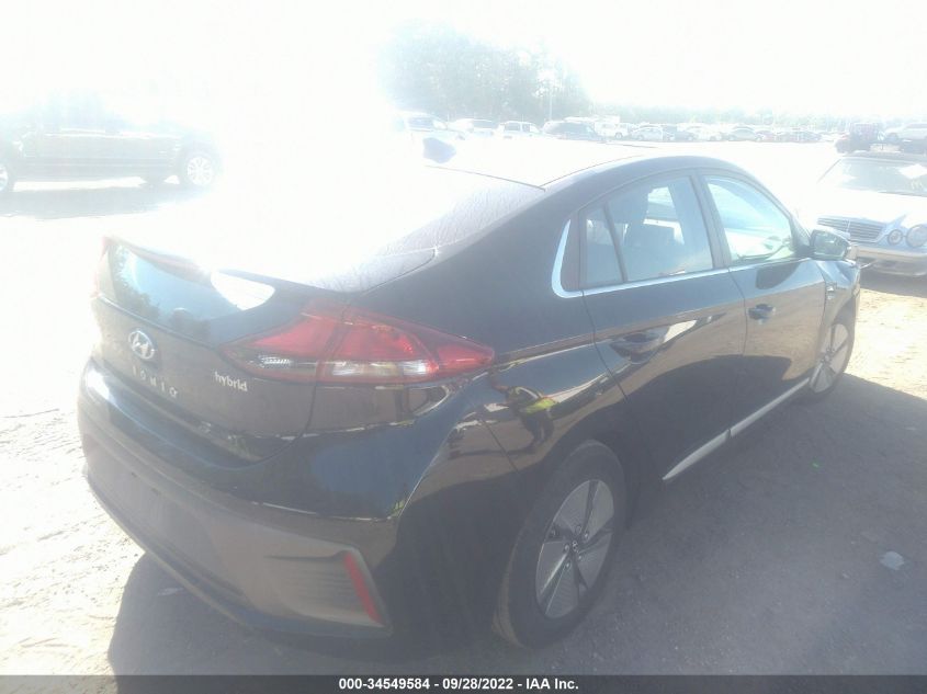 2020 HYUNDAI IONIQ HYBRID SE VIN: KMHC75LC6LU216889