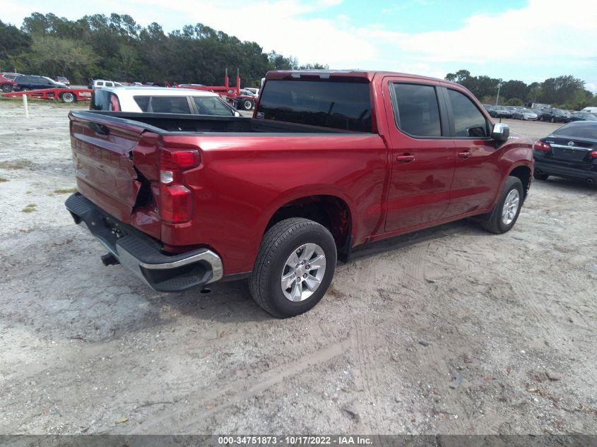 2021 CHEVROLET SILVERADO 1500 LT VIN: 1GCPWCED7MZ395595