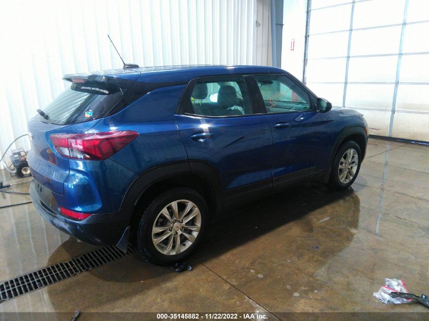2021 CHEVROLET TRAILBLAZER LS VIN: KL79MMS28MB047348