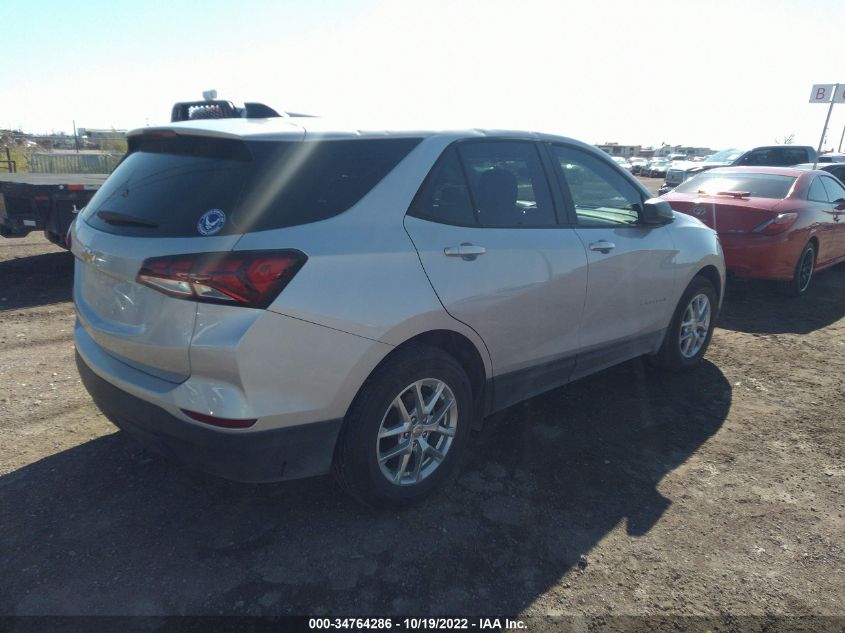 2022 CHEVROLET EQUINOX LS VIN: 2GNAXHEV2N6122416