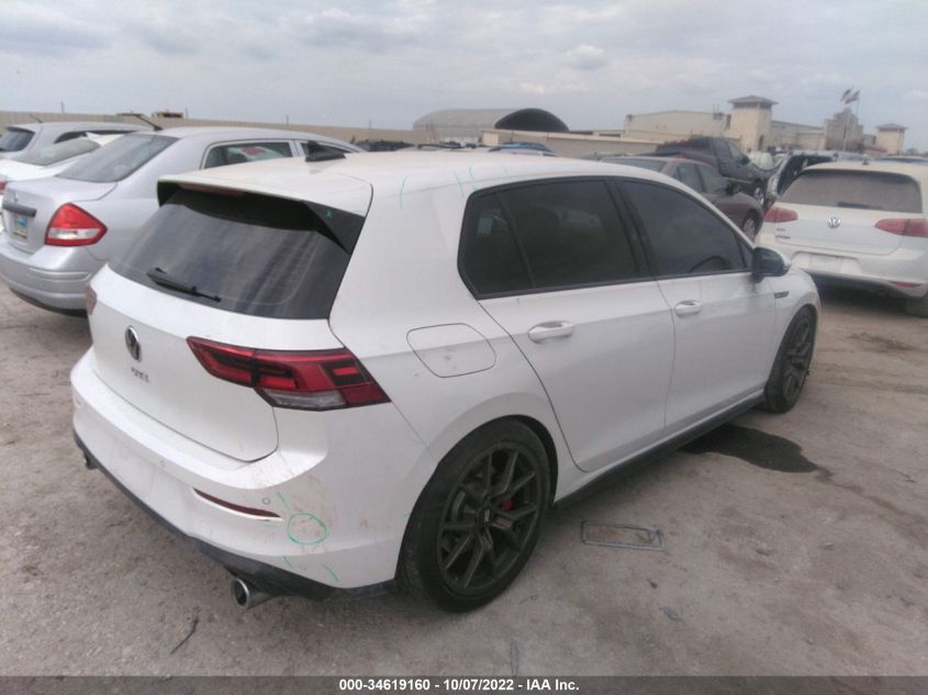 2022 VOLKSWAGEN GOLF GTI S VIN: WVWH87CD6NW145549