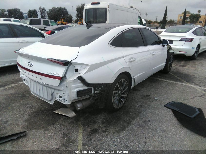 2022 HYUNDAI SONATA LIMITED VIN: KMHL34J24NA194122