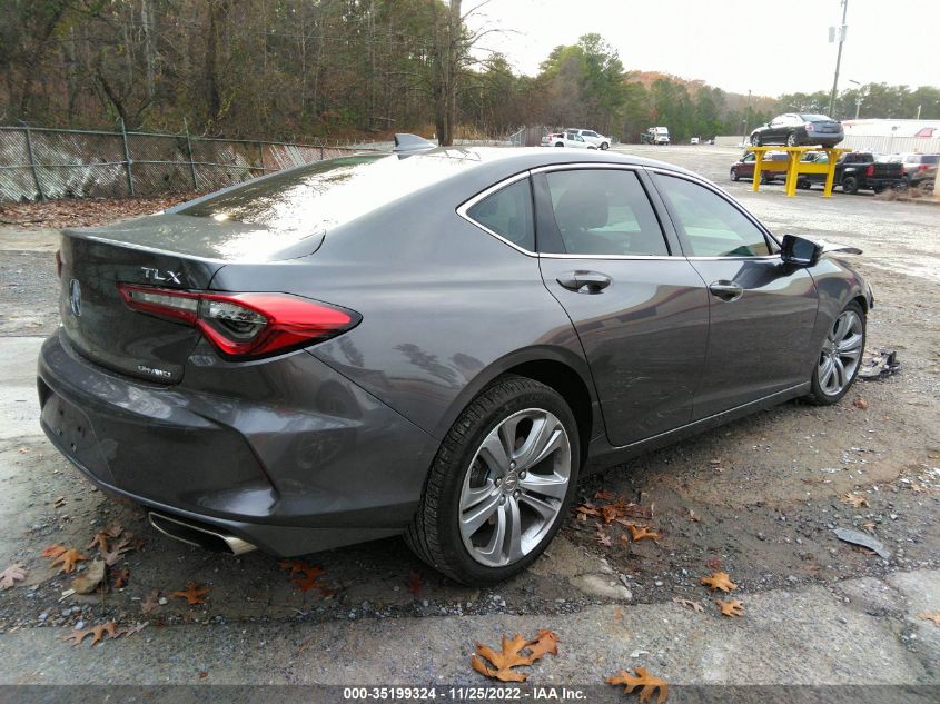 2021 ACURA TLX W/TECHNOLOGY PACKAGE VIN: 19UUB6F46MA005133