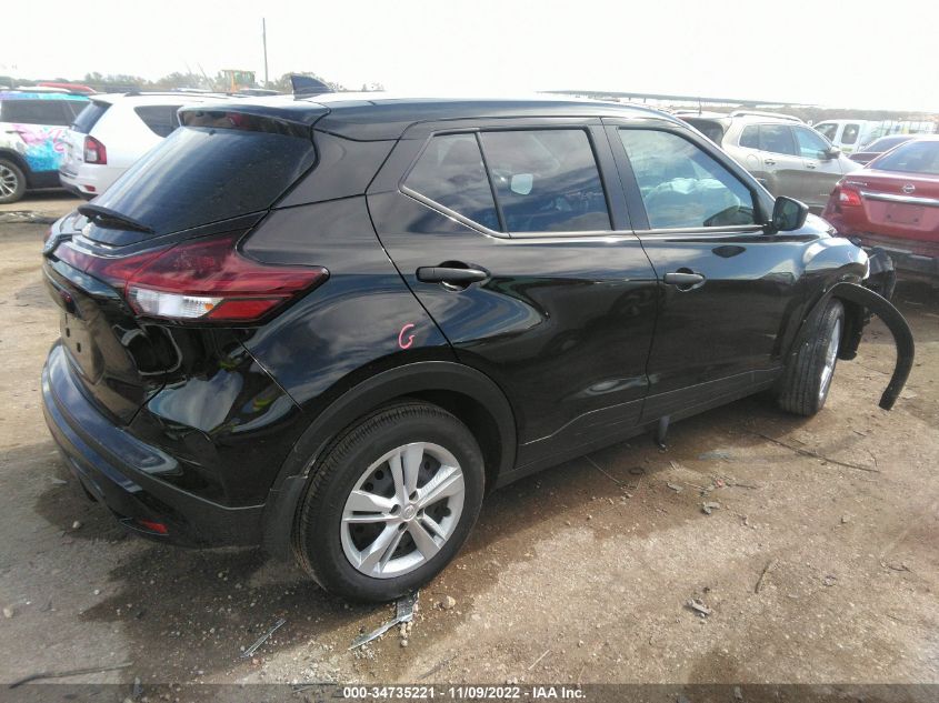 2022 NISSAN KICKS S VIN: 3N1CP5BV9NL520208