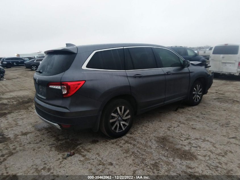 2021 HONDA PILOT EX-L VIN: 5FNYF5H59MB030930