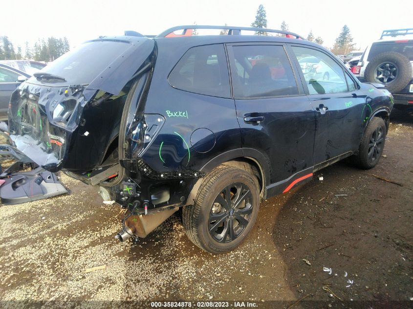 2022 SUBARU FORESTER SPORT VIN: JF2SKAJC2NH430429