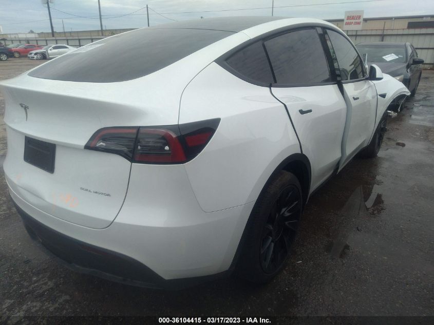 2023 TESLA MODEL Y LONG RANGE VIN: 7SAYGDEE1PA032364